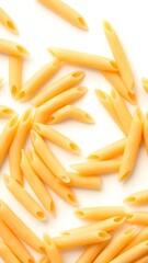 Penne. Fresh pasta noodles