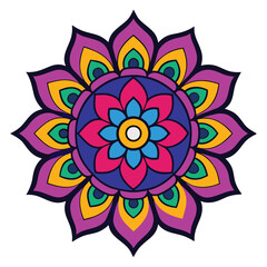 abstract flower vector illustration