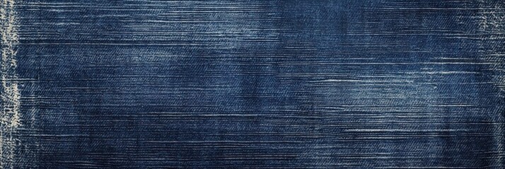Textured denim fabric with horizontal stripes background for design work