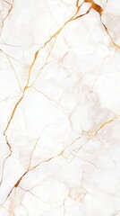 Fototapeta premium Elegant white marble texture with golden veins, perfect for backgrounds and design projects.