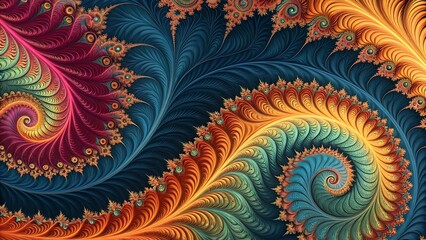 abstract fractal background