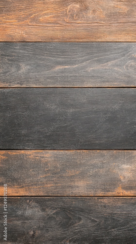 Poster wooden planks with dark and light tones, creating a rustic and textured background suitable for vari