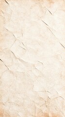 Obraz premium Plain textured paper with an aged appearance, featuring subtle wrinkles and a warm, cream-colored background.