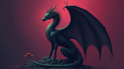 Whimsical Fairy Portrait with Delicate Wings