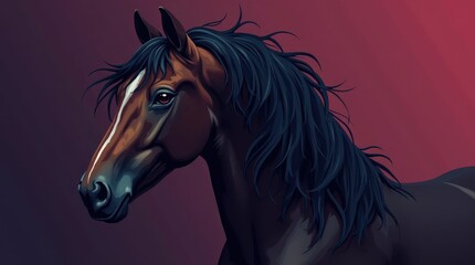 Noble Horse Portrait