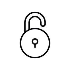 Lock Open vector icon