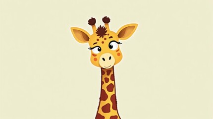 Obraz premium Pastel Giraffe Digital Art