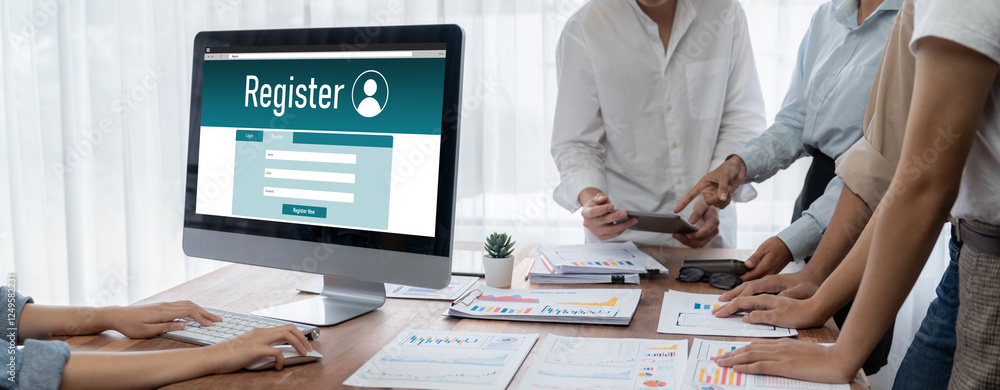 Aufkleber online registration form for brisk form filling on the internet website