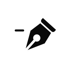 Pen tool illustration vector design