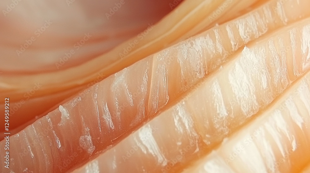 Poster a banana cut into three different ways, with a sharp focus on the slices and a blurred top part