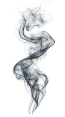 Creative abstract flowing smoke modern artwork design