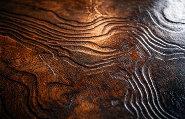 Detailed Closeup Wood Grain Texture