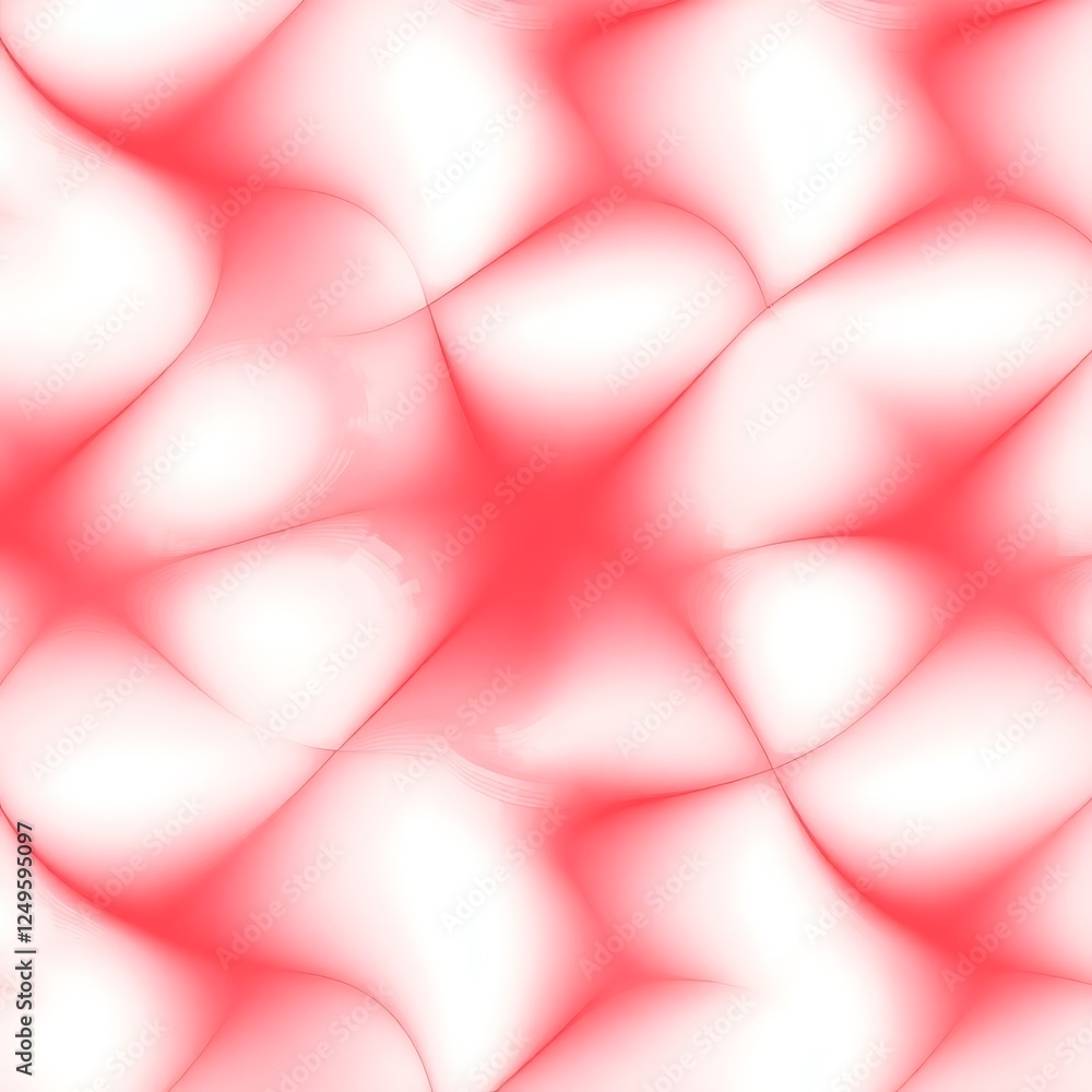 Poster abstract swirls of red: a captivating abstract pattern featuring delicate, swirling lines in soft re