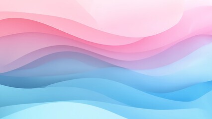 Fototapeta premium Minimalist Pastel Gradient Flow