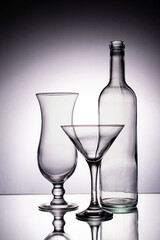 photography of transparencies in tableware 