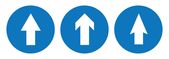 Arrow up icons. Set of curve rise increase arrows. Growth pictogram isolated. Vector illustration.
