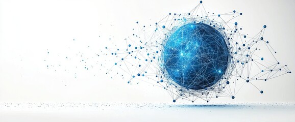 Global Network: Nodes Connect, Systems Thrive Digitally