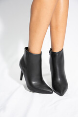 female legs in high heels