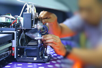 Printing machine parts for industry