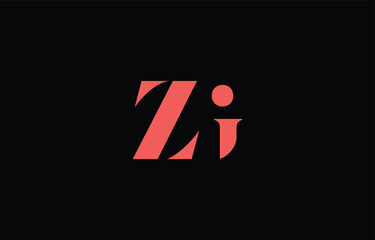 Obraz premium Abstract letter ZG minimal logo design template. This minimal logo design is the process of creating a visual symbol that represents a brand, company, or individual.