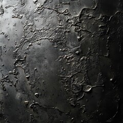Close up of a dark metallic surface with heavy texture