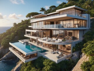 Fototapeta premium luxury resort hotel