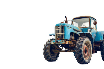 Obraz premium Modern Tractor Displayed on Clear White Background for Stock Photography Needs