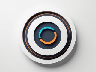 circular abstract ilustration