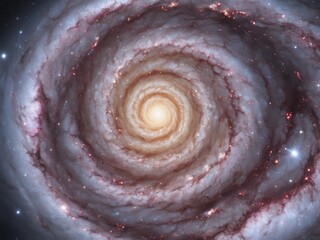 white spiral galaxy