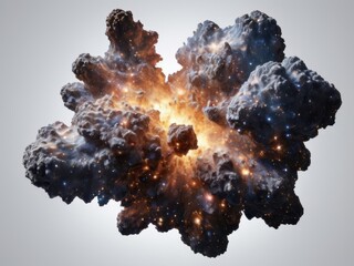 example of an asteroid exploding