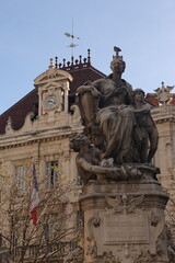 Obraz premium old statue in europe