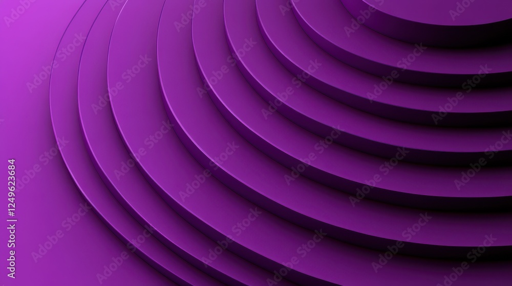 Poster purple concentric circles abstract background