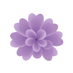 Fototapeta premium Soft Lavender Cluster with Smooth Edges