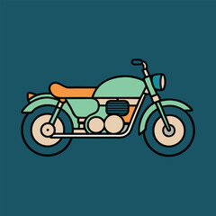 motorcycle vector design