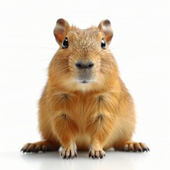 Obraz premium Capybara isolated on a white background cutout