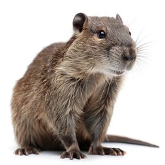 Beaver isolated on a white background cutout
