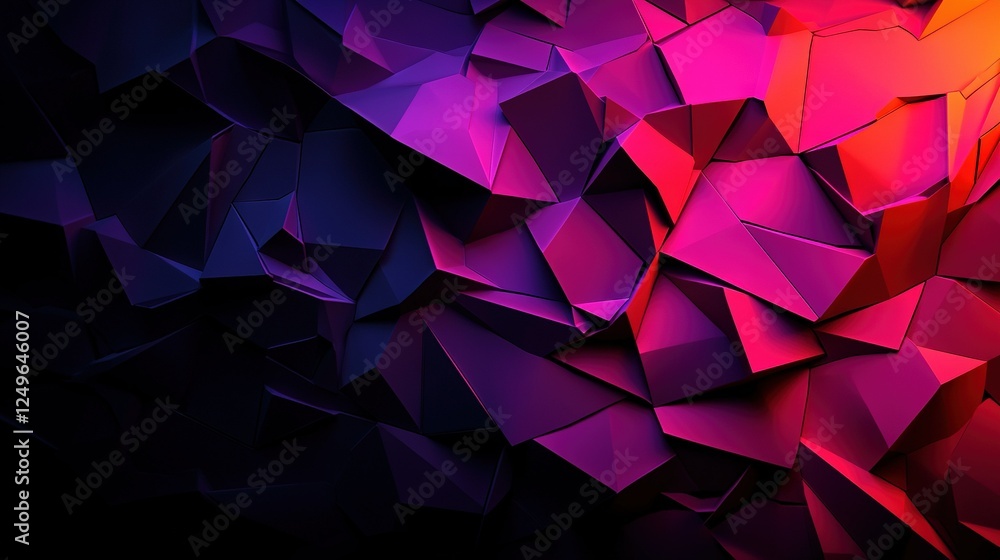 Poster a zoomed-in image of a multi-colored wallpaper featuring numerous cube shapes and varying dimensions