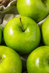 Healthy Organic Green Granny Smith Apples