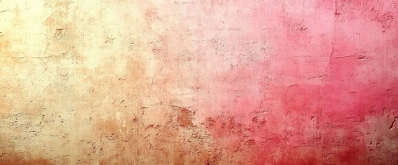 Textured Wall: Pink and Beige Hues, Abstract Background