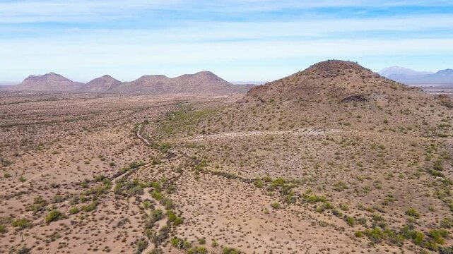 Arizona Mountains near Tucson and Red Rock, in the Sonoran Desert