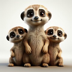 Fototapeta premium Niedliches Erdmännchen