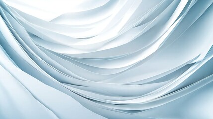   A close-up of a blue and white wallpaper with a wavy pattern at the top and bottom
