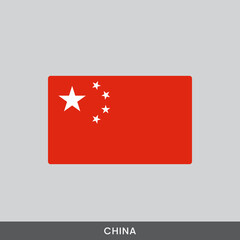 China national flag vector design