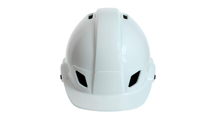 Photo of white safety helmet isolated on transparent background.png
