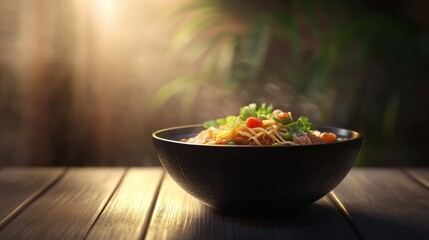 bowl with food