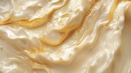 Elegant pearl gold abstract background featuring matte golden brass textures with a subtle grainy effect