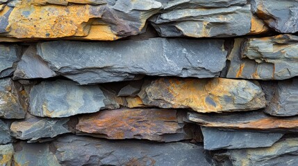 Textured slate rock surface with natural gray tones, ideal for raw and organic design themes
