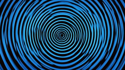 Abstract blue ripple water circles, background design