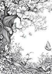 Enchanted Forest Coloring Pages