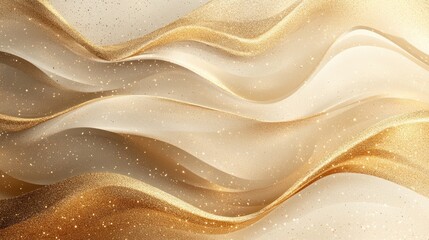 Elegant pearl gold abstract background featuring matte golden brass textures with a subtle grainy effect